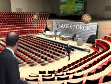 Projekt wizualny na potrzeby konferencji Globe Forum